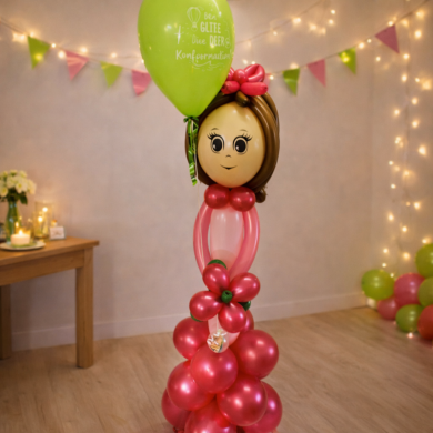 Mädchen zur Konfirmation